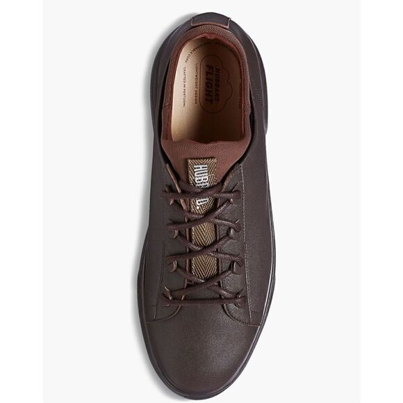 Samuel Hubbard Men’s Minimalist Flight Leather Sneaker Brown on Brown Lace-up - Picture 15 of 16
